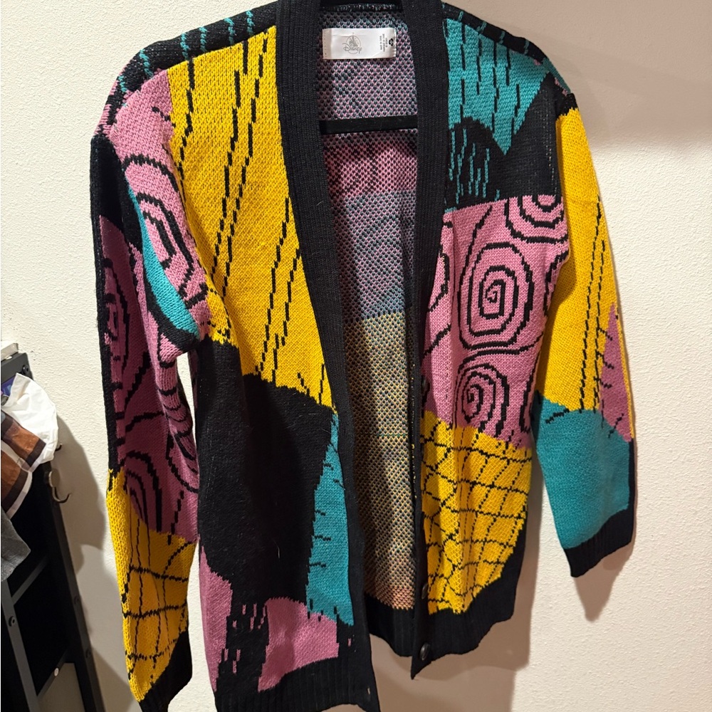 Disney Multicolor Abstract Women's Coraline Cardigan